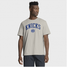 New York Knicks Fanatics Cream Crossover Collection Pull Up Jumper Shot Premium T-Shirt