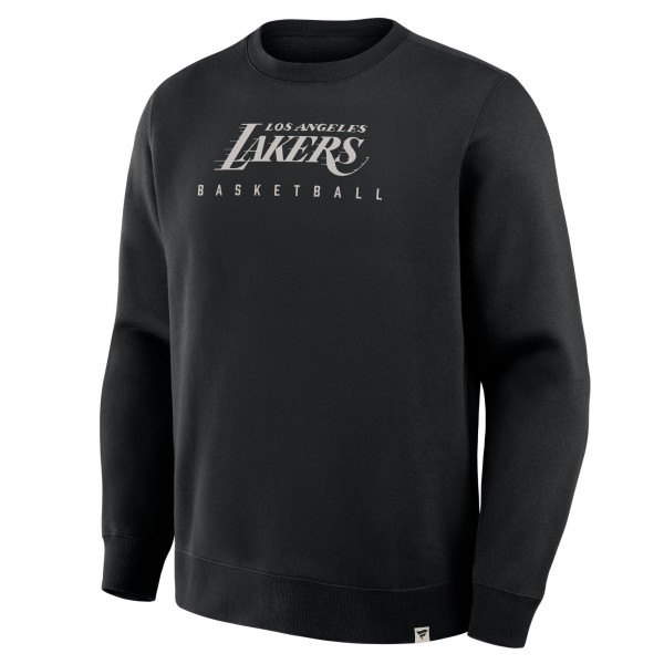 Кофта Los Angeles Lakers Fanatics Black Crossover Collection Defensive Rotation Drill Premium