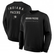Indiana Pacers Fanatics Black Crossover Collection Defensive Rotation Drill Premium Pullover Sweatshirt