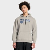 New York Knicks Fanatics Off White Crossover Collection Blocked Shot Premium Pullover Hoodie