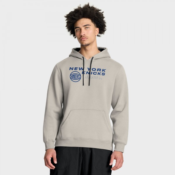 New York Knicks Fanatics Off White Crossover Collection Blocked Shot Premium Pullover Hoodie