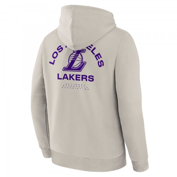 Толстовка Los Angeles Lakers Fanatics Off White Crossover Collection Blocked Shot Premium