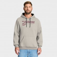 Cleveland Cavaliers Fanatics Off White Crossover Collection Blocked Shot Premium Pullover Hoodie