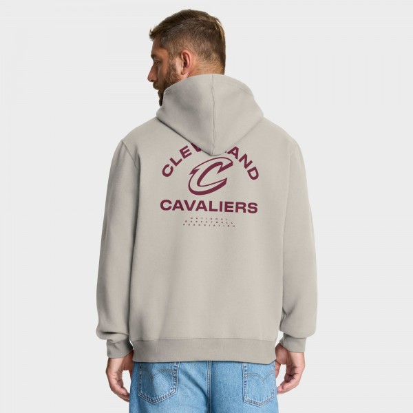 Cleveland Cavaliers Fanatics Off White Crossover Collection Blocked Shot Premium Pullover Hoodie
