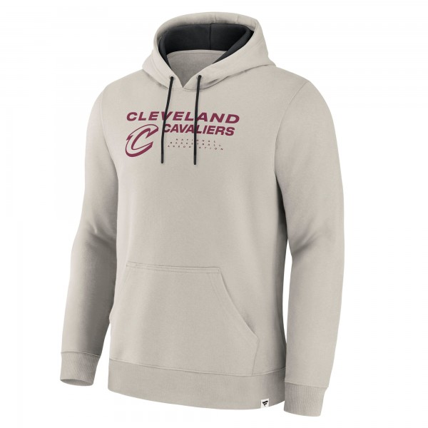 Cleveland Cavaliers Fanatics Off White Crossover Collection Blocked Shot Premium Pullover Hoodie