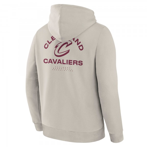 Cleveland Cavaliers Fanatics Off White Crossover Collection Blocked Shot Premium Pullover Hoodie