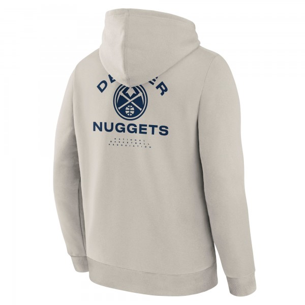 Толстовка Denver Nuggets Fanatics Off White Crossover Collection Blocked Shot Premium