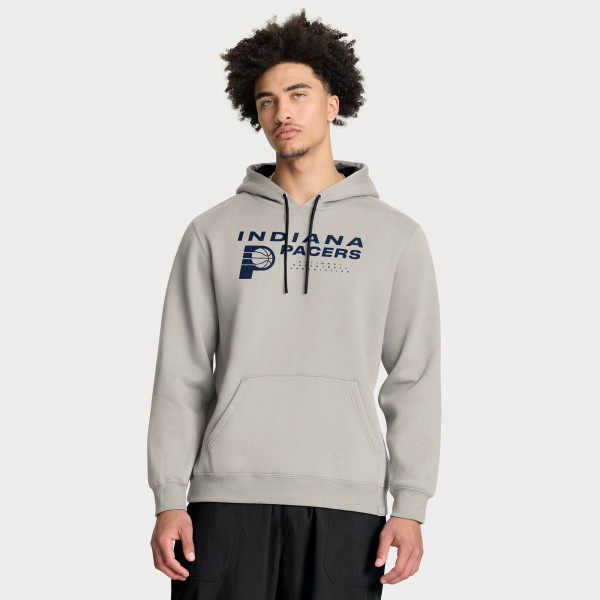 Indiana Pacers Fanatics Off White Crossover Collection Blocked Shot Premium Pullover Hoodie