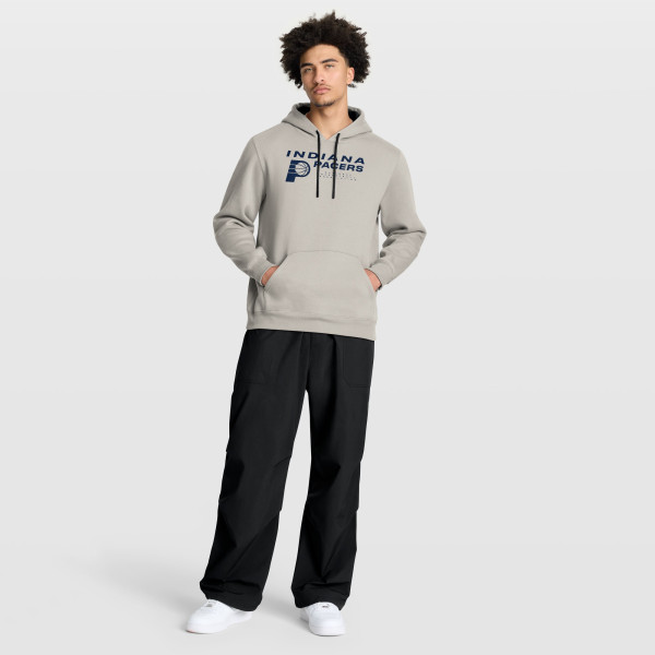 Indiana Pacers Fanatics Off White Crossover Collection Blocked Shot Premium Pullover Hoodie