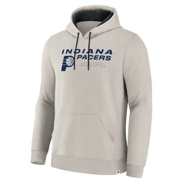 Indiana Pacers Fanatics Off White Crossover Collection Blocked Shot Premium Pullover Hoodie