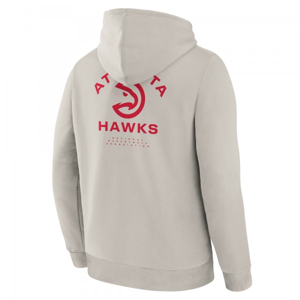 Толстовка Atlanta Hawks Fanatics Off White Crossover Collection Blocked Shot Premium