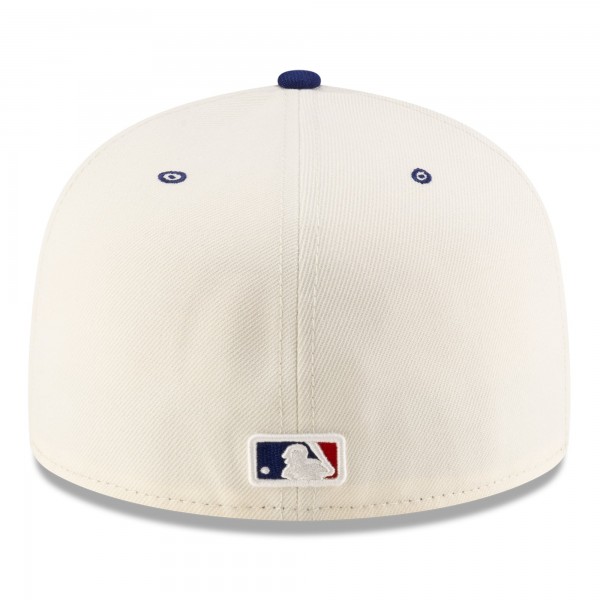 Бейсболка Los Angeles Dodgers New Era Cream/Royal Micah Dreams x MLB Blank Canvas 59FIFTY