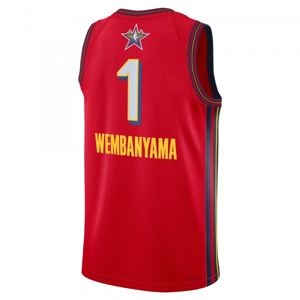 Джерси Unisex Victor Wembanyama Jordan Brand Red 2025 NBA All-Star Game Swingman Player