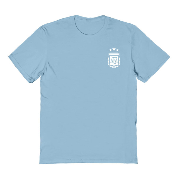 Женская Футболка Argentina National Team Vive La Fete Impressions Artwork - Light Blue
