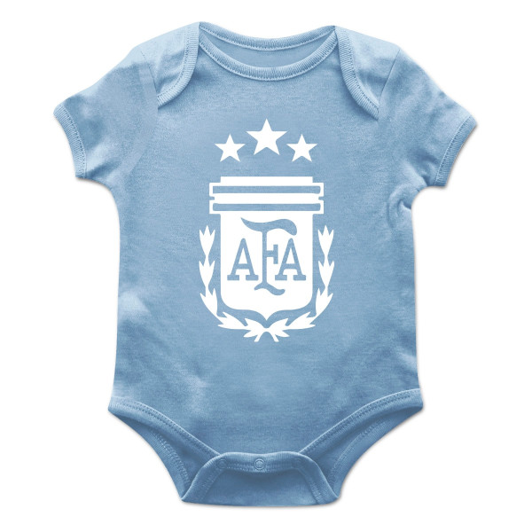 Детская Argentina National Team Vive La Fete Color Badge Bodysuit - Light Blue