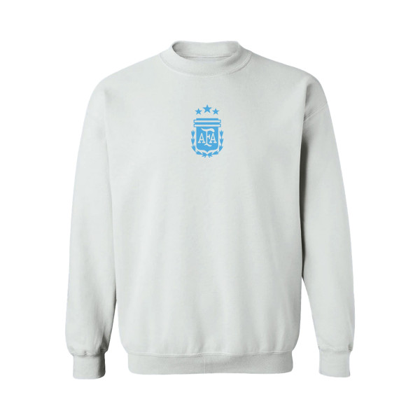 Женская Свитшот Argentina National Team Vive La Fete Color Badge Pullover - White