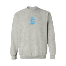 Женская Свитшот Argentina National Team Vive La Fete Color Badge Pullover - Heather Gray