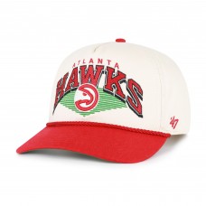 Бейсболка Atlanta Hawks 47 Cream/Red Pomona Two-Tone Rope Hitch