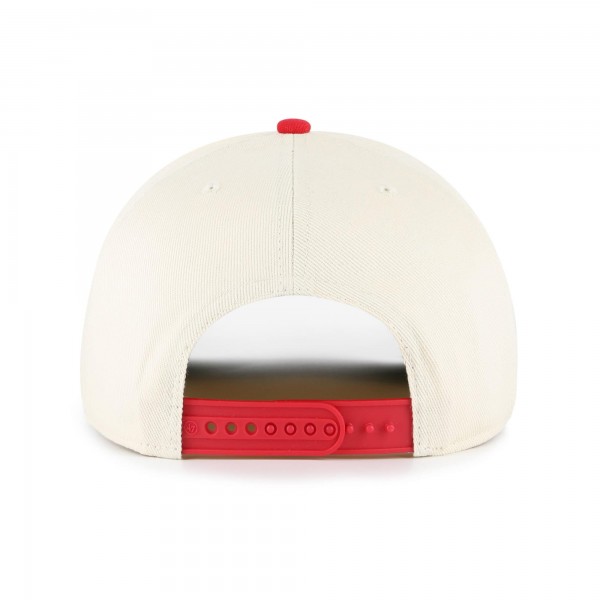 Бейсболка Atlanta Hawks 47 Cream/Red Pomona Two-Tone Rope Hitch