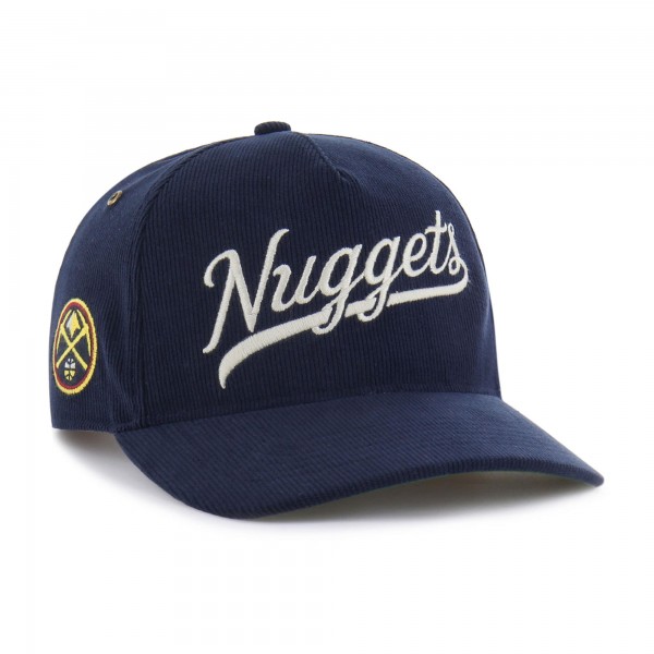 Бейсболка Denver Nuggets 47 Navy Golden Age Relaxed Corduroy Hitch
