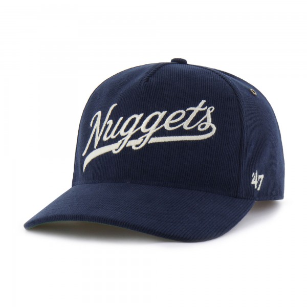 Бейсболка Denver Nuggets 47 Navy Golden Age Relaxed Corduroy Hitch