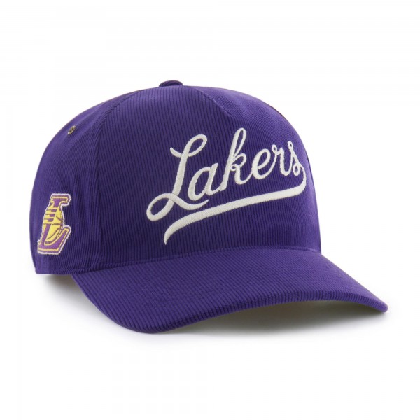 Бейсболка Los Angeles Lakers 47 Purple Golden Age Relaxed Corduroy Hitch