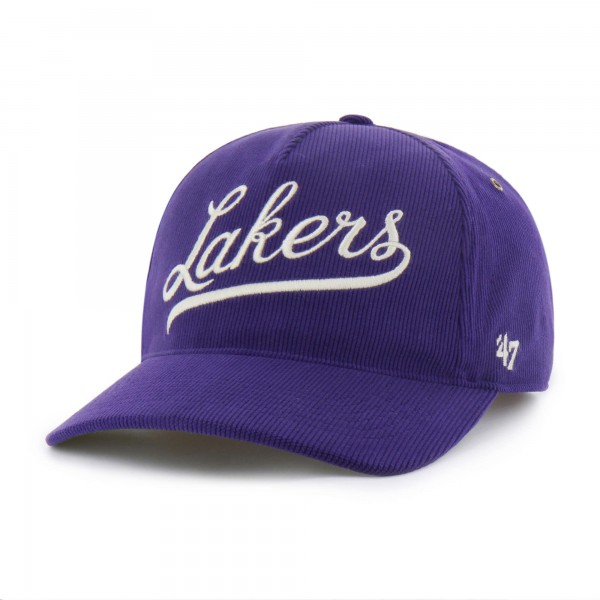 Бейсболка Los Angeles Lakers 47 Purple Golden Age Relaxed Corduroy Hitch
