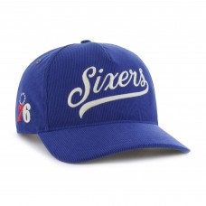 Бейсболка Philadelphia 76ers 47 Royal Golden Age Relaxed Corduroy Hitch