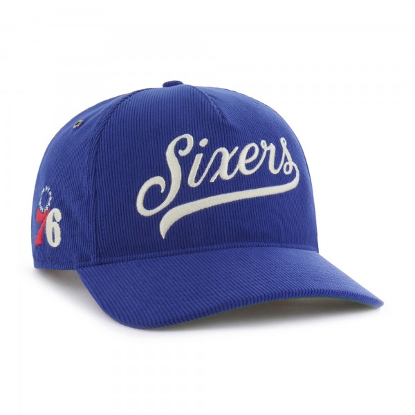 Бейсболка Philadelphia 76ers 47 Royal Golden Age Relaxed Corduroy Hitch