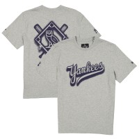Футболка New York Yankees OVO x New Era Gray Graffiti