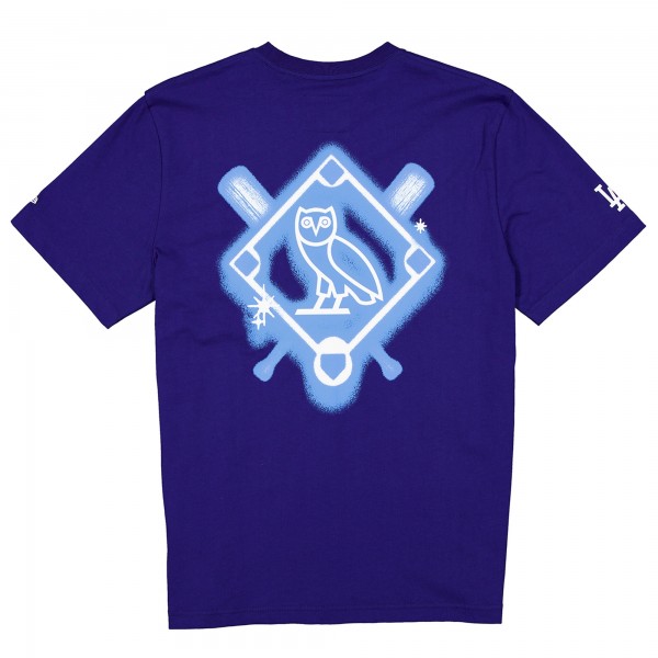 Los Angeles Dodgers OVO x New Era Royal Graffiti T-Shirt