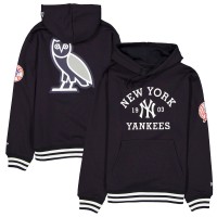 Толстовка New York Yankees OVO x New Era Navy Heavyweight Fleece