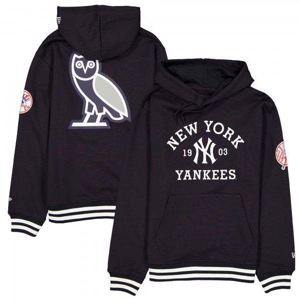 Толстовка New York Yankees OVO x New Era Navy Heavyweight Fleece
