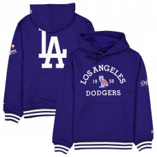 Los Angeles Dodgers OVO x New Era Royal Heavyweight Fleece Hoodie