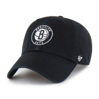 Бейсболка Brooklyn Nets 47 Black Core Logo Clean Up