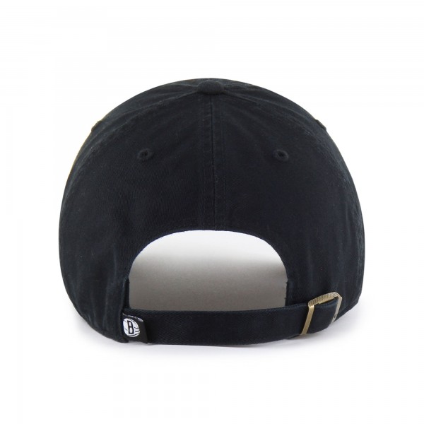 Бейсболка Brooklyn Nets 47 Black Core Logo Clean Up