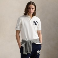 Yankees Polo Ralph Lauren White Polo Shirt