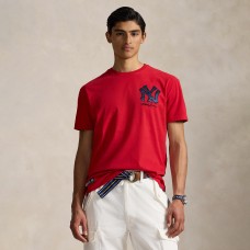Yankees Polo Ralph Lauren Red Jersey T-Shirt