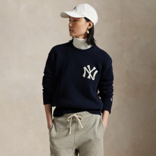 Поло Yankees Ralph Lauren Navy Sweater