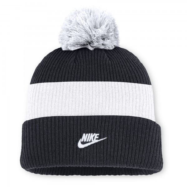 Шапка с помпоном New York Yankees Nike Navy/White Cooperstown Collection Peak Standard