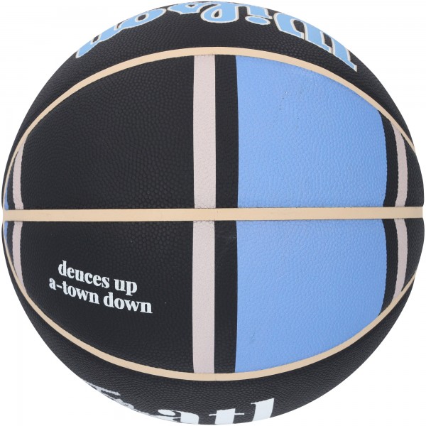 Trae Young Atlanta Hawks Autographed Fanatics Authentic Wilson 2023-24 City Edition Collector Basketball