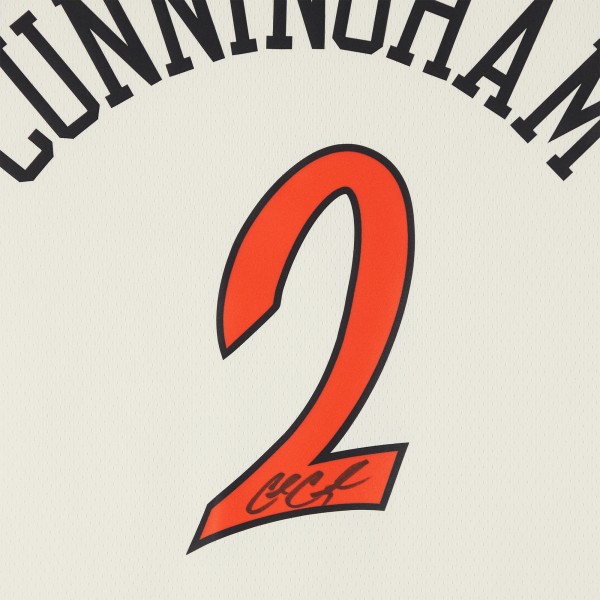 Cade Cunningham Detroit Pistons Autographed Fanatics Authentic Cream Nike 2024-25 City Edition Swingman Jersey