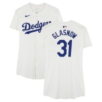 Tyler Glasnow Los Angeles Dodgers Fanatics Authentic Player-Issued #31 White Jersey from the 2024 MLB Season
