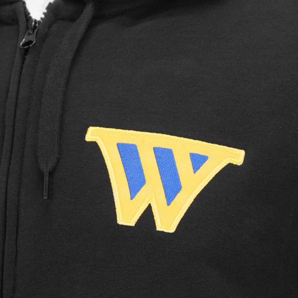 Толстовка на молнии Unisex Golden State Warriors FISLL x Benny Gold Black Statement Edition