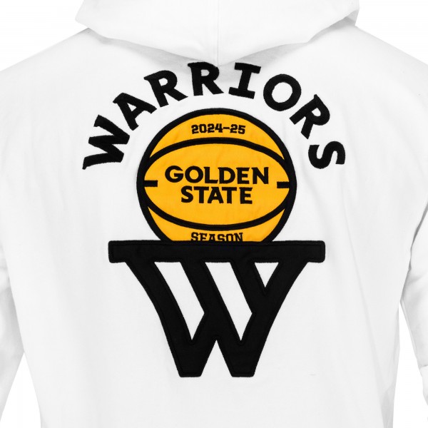 Толстовка на молнии Unisex Golden State Warriors FISLL x Benny Gold White Association Edition