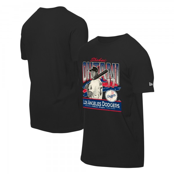 Los Angeles Dodgers Shohei Ohtani New Era Black Batter Up T-Shirt