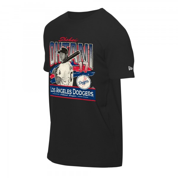 Los Angeles Dodgers Shohei Ohtani New Era Black Batter Up T-Shirt