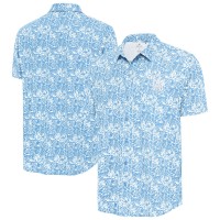Los Angeles Dodgers Antigua Powder Blue Resort Button-Up Shirt