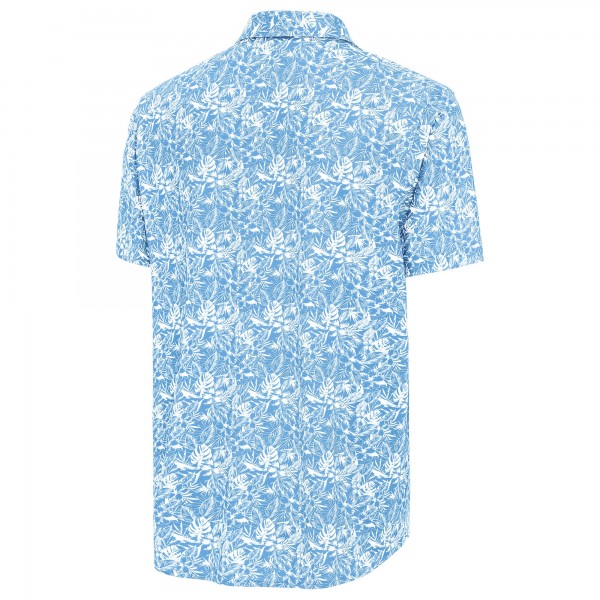Los Angeles Dodgers Antigua Powder Blue Resort Button-Up Shirt