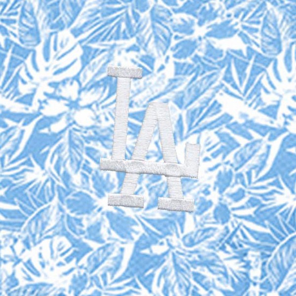 Los Angeles Dodgers Antigua Powder Blue Resort Button-Up Shirt
